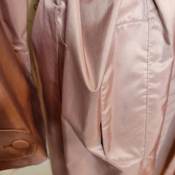 British Mist Women's Laveder Trench Coat Size 14 - Picture 7 of 16